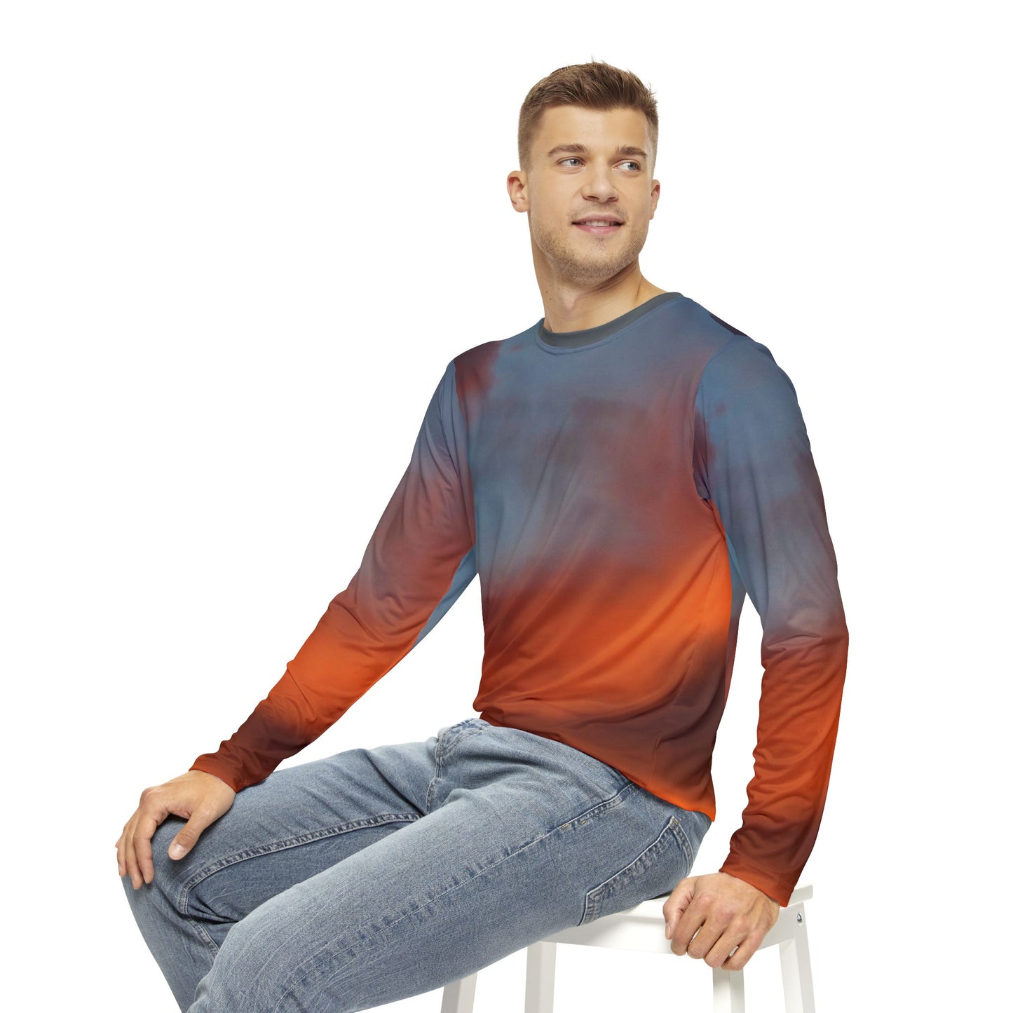 Afternoon Dusk Long Sleeve All Over Print Shirt (Men)