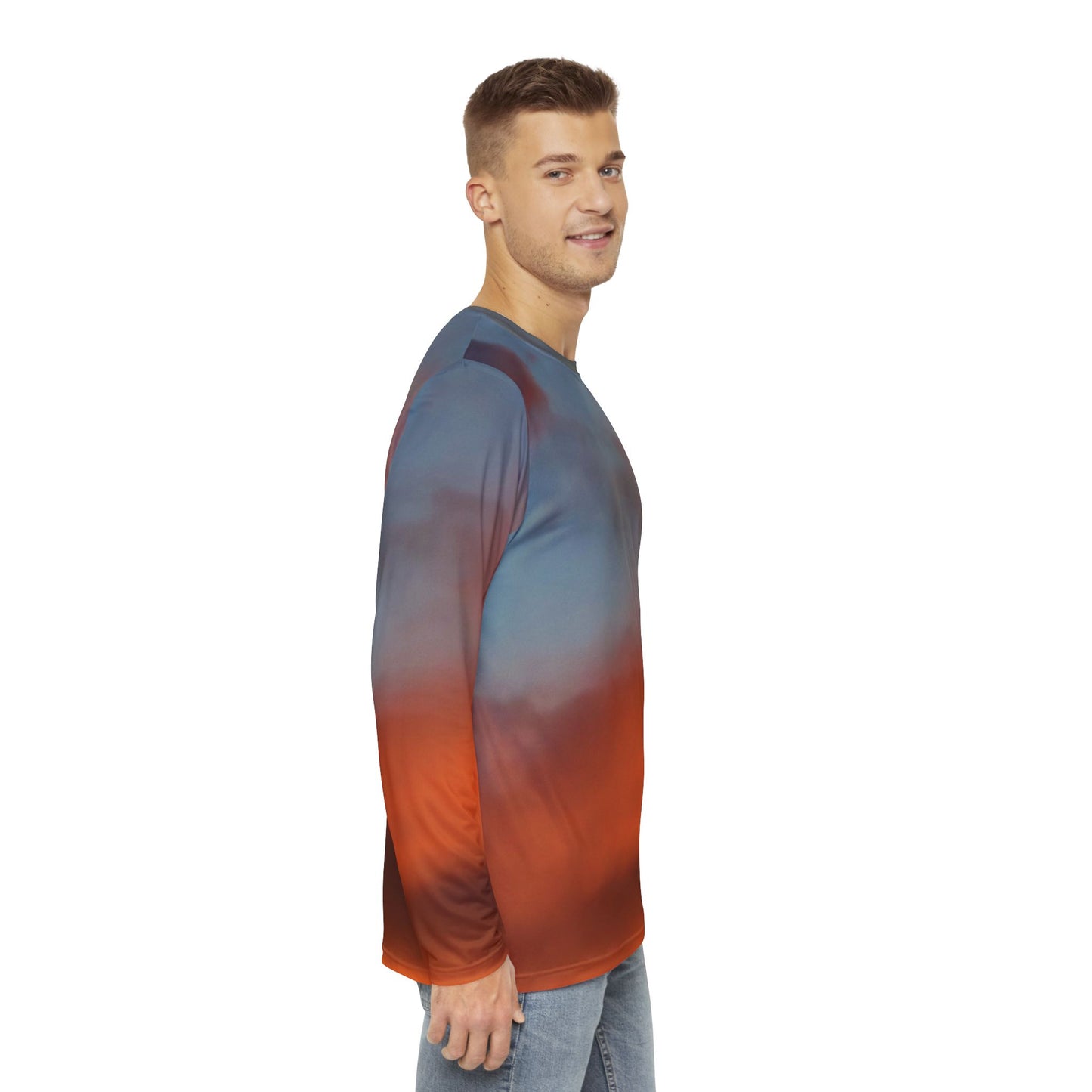 Afternoon Dusk Long Sleeve All Over Print Shirt (Men)