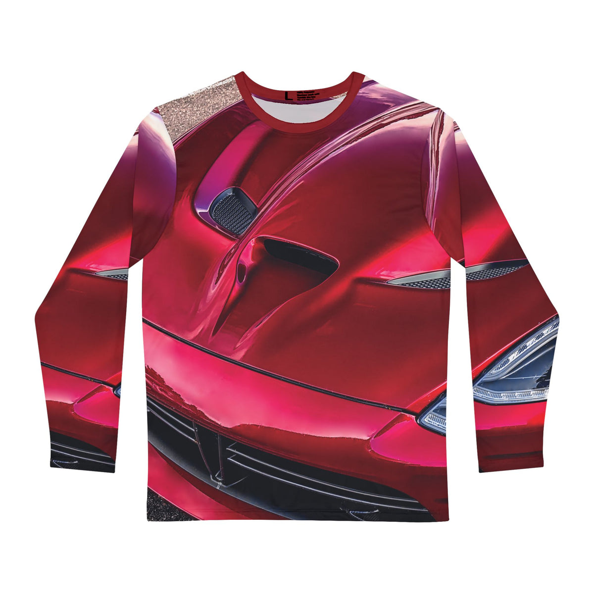 NVE5 "Stryking Ruby" All-Over-Print Long Sleeve Shirt (Men)