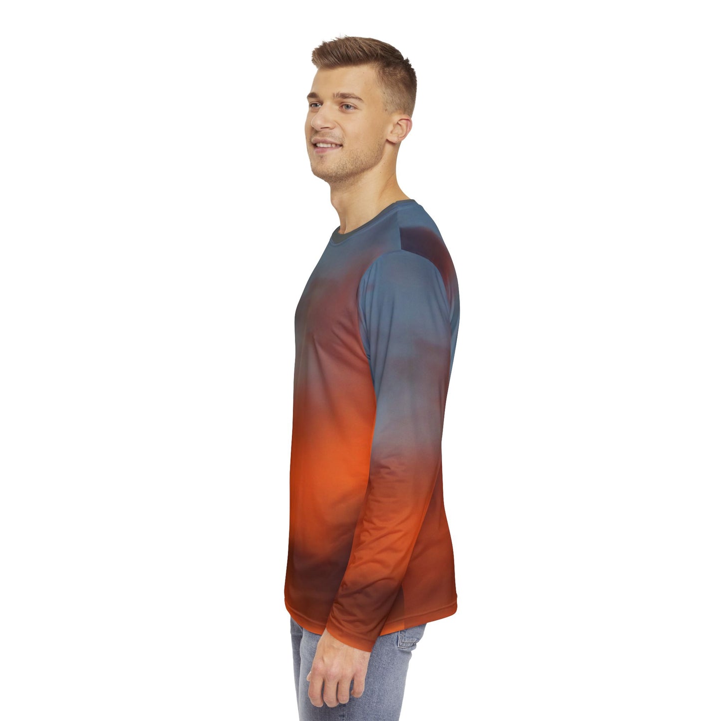 Afternoon Dusk Long Sleeve All Over Print Shirt (Men)