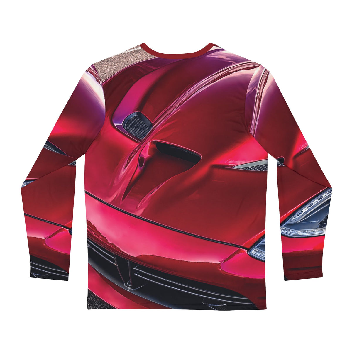 NVE5 "Stryking Ruby" All-Over-Print Long Sleeve Shirt (Men)