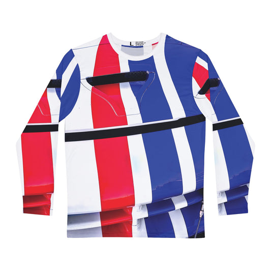 2024 Viper Rendezvous "Red, White, And Blue" All-Over-Print Long Sleeve Shirt (Men)