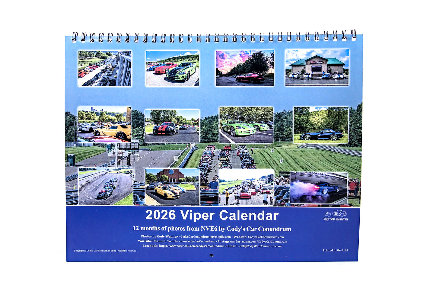 2026 Viper NVE6 Calendar