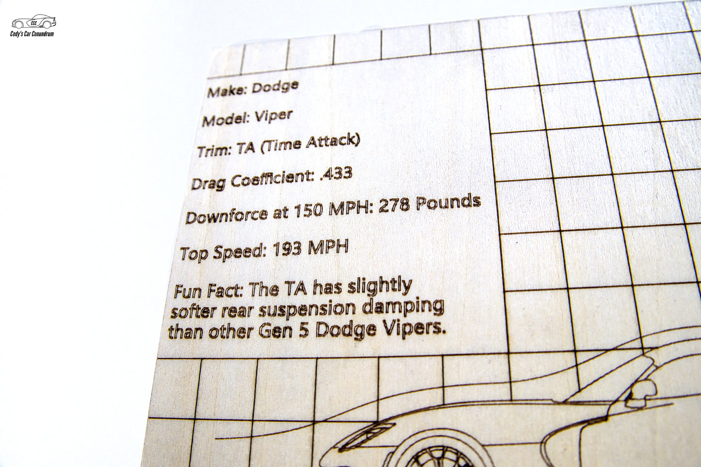 Viper TA Aerodynamic Flow Chart